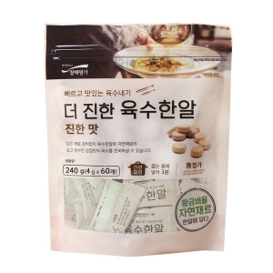 청해명가 더 진한 육수한알 진한맛 240g(4gx60입)