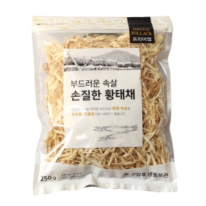 청해명가  부드러운 속살 손질한 황태채 250g 자연건조 명태채 북어채