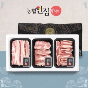 농협안심한돈  무항생제 플랜P 선물세트 8호 1.2kg
