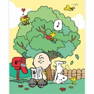 아이러브페인팅  DIY 보석십자수 스누피 LOVE LETTER