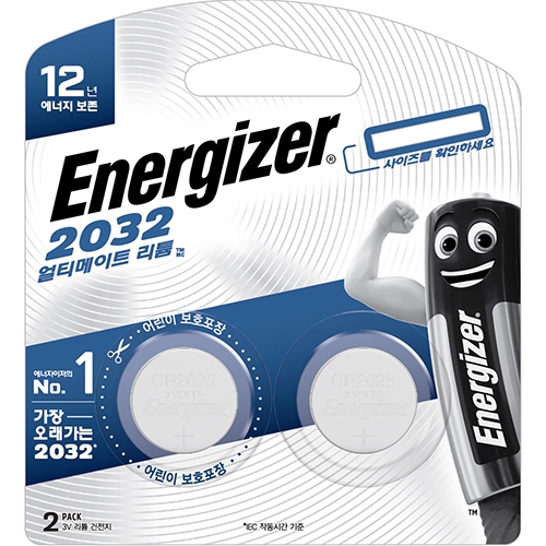 에너자이저  얼티메이트 리튬코인 ULC2032 2개입 1개