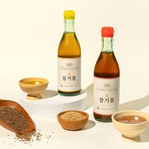 몽미당 저온압착 참기름 350ml + 들기름 350ml