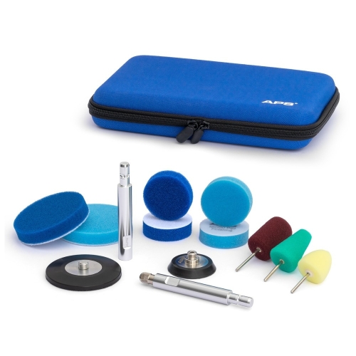 플렉스 PXE80용 APS 업그레이드 디럭스 키트 14개 연장 샤프트 레비 컷 패드 마감 티테일림 폴리셔