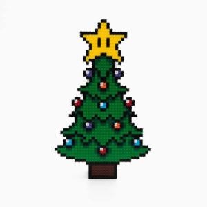 디폼블럭 도안 8mm LED 크리스마스 트리 만들기세트