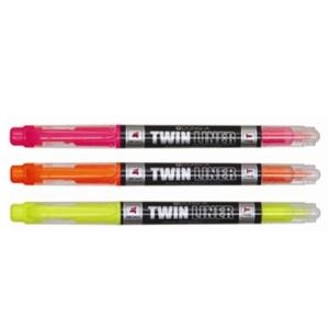 동아  트윈라이너 형광펜 낱색 하이라이터 필기 양면