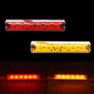 12V 24V 차량용 6LED사이드등 LED차폭등 2컬러  knli