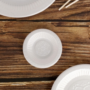 롯데  이라이프 PS접시 10개입 10cm 일회용그릇