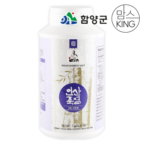 (주)인산죽염 9회 자죽염 고체 1kg