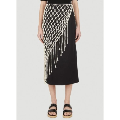 윈햄린 마크라메 스커트 WH0288SK000