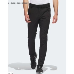 아디다스  골프바지 팬츠 블랙 기능성 골프웨어 신축성 2023 hr7924 CA2638789