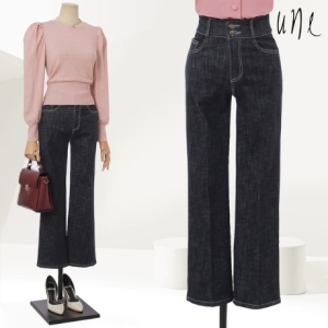 윈 UNE스티치포인트딥블루진