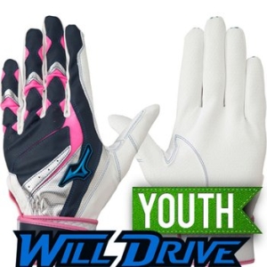 미즈노 야구 유소년 윌드라이브 배팅장갑 곤분 1EJEY51814ARNP D2308