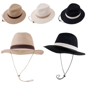 마메든 빅사이즈 마 대챙 중절모자 3 여름 큰 중년남자 카우보이 신사 햇 Y22022