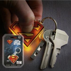쿠디 슈퍼맨 로고 라이팅 키링 열쇠고리 수퍼맨 DC W8E3E59 W8E3E59