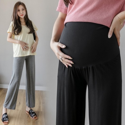 꼼바이꼼 임부복 헴라인 9부 바지 임산부  임