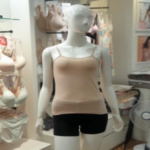 엘르 스킨 60수 면스판 여성 끈런닝 EBWRNR21SK