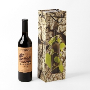 기프트갓 통나무 와인 쇼핑백 10p / 와인선물백