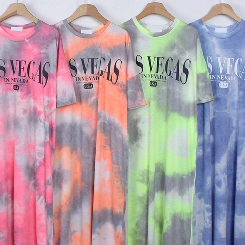 시드마켓 베가스 물나염 원피스 206L070S 빅사이즈 여성의류