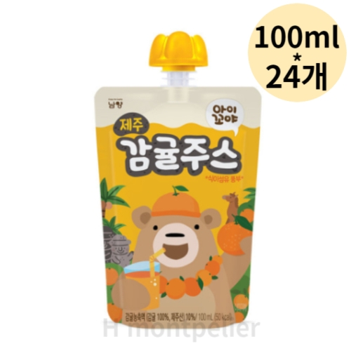 남양유업 아이꼬야 제주 감귤주스100ml [72개] - 에누리 가격비교