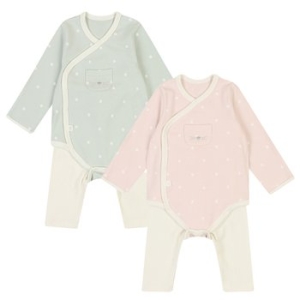 해피랜드 폴도트 배내슈트 SET (HY5101P7)