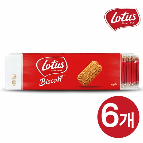 로투스  비스코프 비스켓 312gX6개 1박스/간식/과자/커피