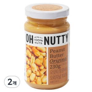 오넛티 땅콩버터 오리지널 100% 230g