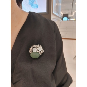 JJQUEEN  아이링 원석브로치 BHR0272