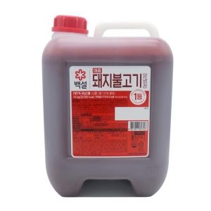 백설 매콤돼지 불고기 양념장 10kg 1개