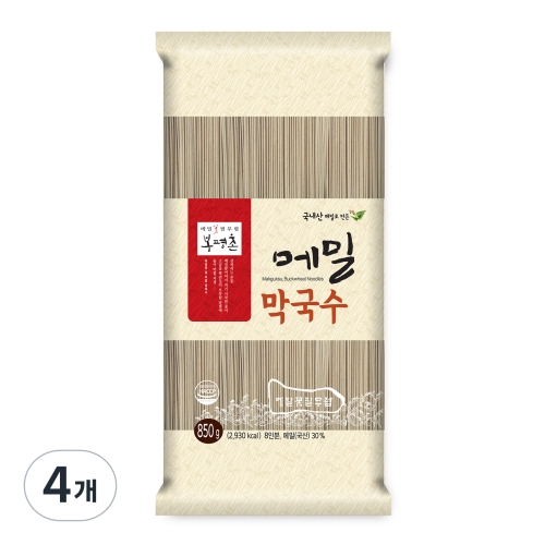 봉평농원 봉평촌 메밀국수 2호 850g [4개] - 에누리 가격비교