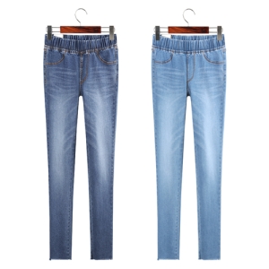 허밍퍼플 여성용 8133-슬림 일자 컷팅 날씬한 스판 바지 롱 팬츠 긴바지 허리 밴딩 밴드 빅사이즈 여성의류