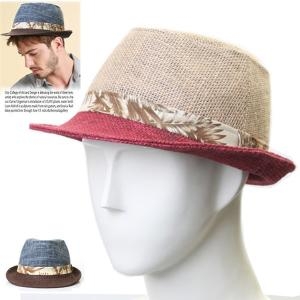 니나스파리 마직남녀페도라 팜트리중절모자_6SH298