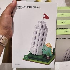 카카오프렌즈  브릭피규어 피사의사탑_죠르디