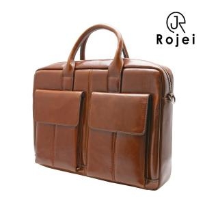  로제이 더블 포켓 가죽 서류가방_RPS032-BR