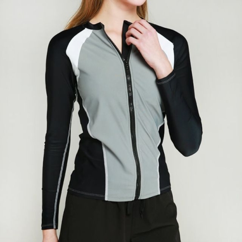 쿠디 여자 자외선차단 래쉬가드 비치웨어 집업 자켓 단품 W8DC6CD W8DC6CD