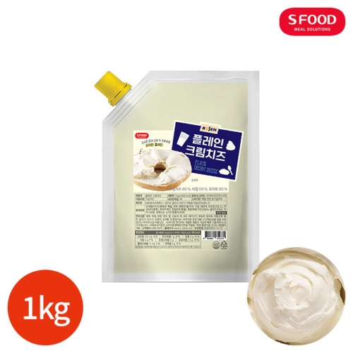 로젠치즈앤푸드  로젠 플레인 크림치즈 1kg