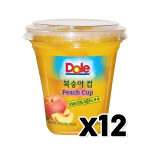 돌(Dole) Dole 복숭아컵 198g [12개] 상품이미지