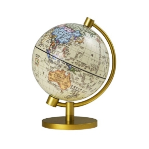 세계로  미니 엔틱 지구본 125-YB 소형 지구의 지름 12.5cm