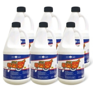 엑소 큐트베어 뚜러뻥 2L 6개 배수구 세정제 뚫어뻥