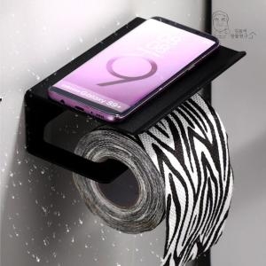 OEM  무타공 모던블랙 휴지걸이