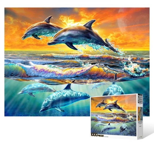 퍼즐사랑 1000피스 직소퍼즐 돌고래의 바다