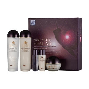 엘로체 달팽이 여성 3종 세트 기초세트 수분 영양 공급 탄력 아이세럼 크림 에센스 스킨토너 마스크팩x1장