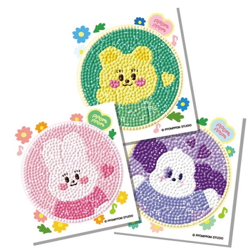 퍼즐갤러리  뽐뽐 스튜디오 스티커 보석십자수 TPD3-901