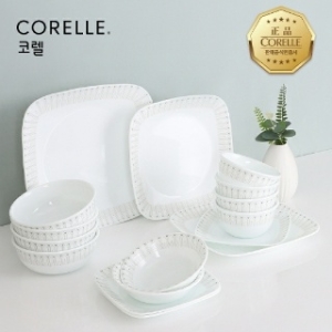 코렐 글램그린 4인 사각 홈세트 16P