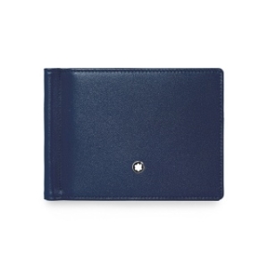 몽블랑 MONTBLANC 126205 마이스터스튁 6cc 머니클립 네이비