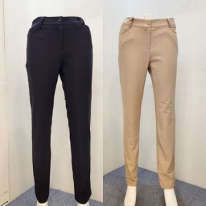 디즈니골프  안감 약기모 본딩원단으로 부드럽보온성 이 우수한 여성 베이직팬츠DN3LPA007_창원점