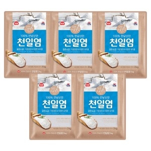 사조대림 사조해표 천일염 3kg x5개