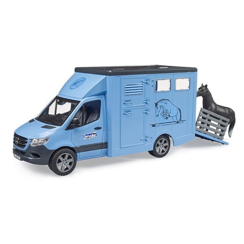 벤츠 동물 수송 차량과 말 피규어 (BR02674)