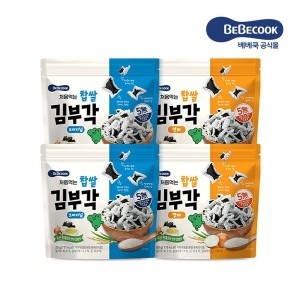 베베쿡 처음먹는 찹쌀 김부각 4개
