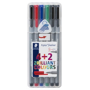 스테들러  화인라이너 334 SB6P4