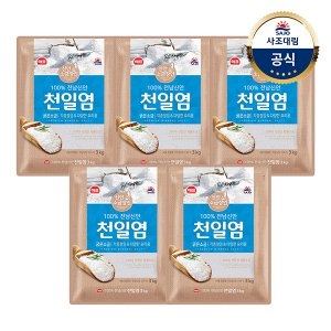 사조 대림 천일염 3kg x5개